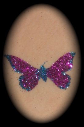 Glitter Butterfly Tattoos Pics